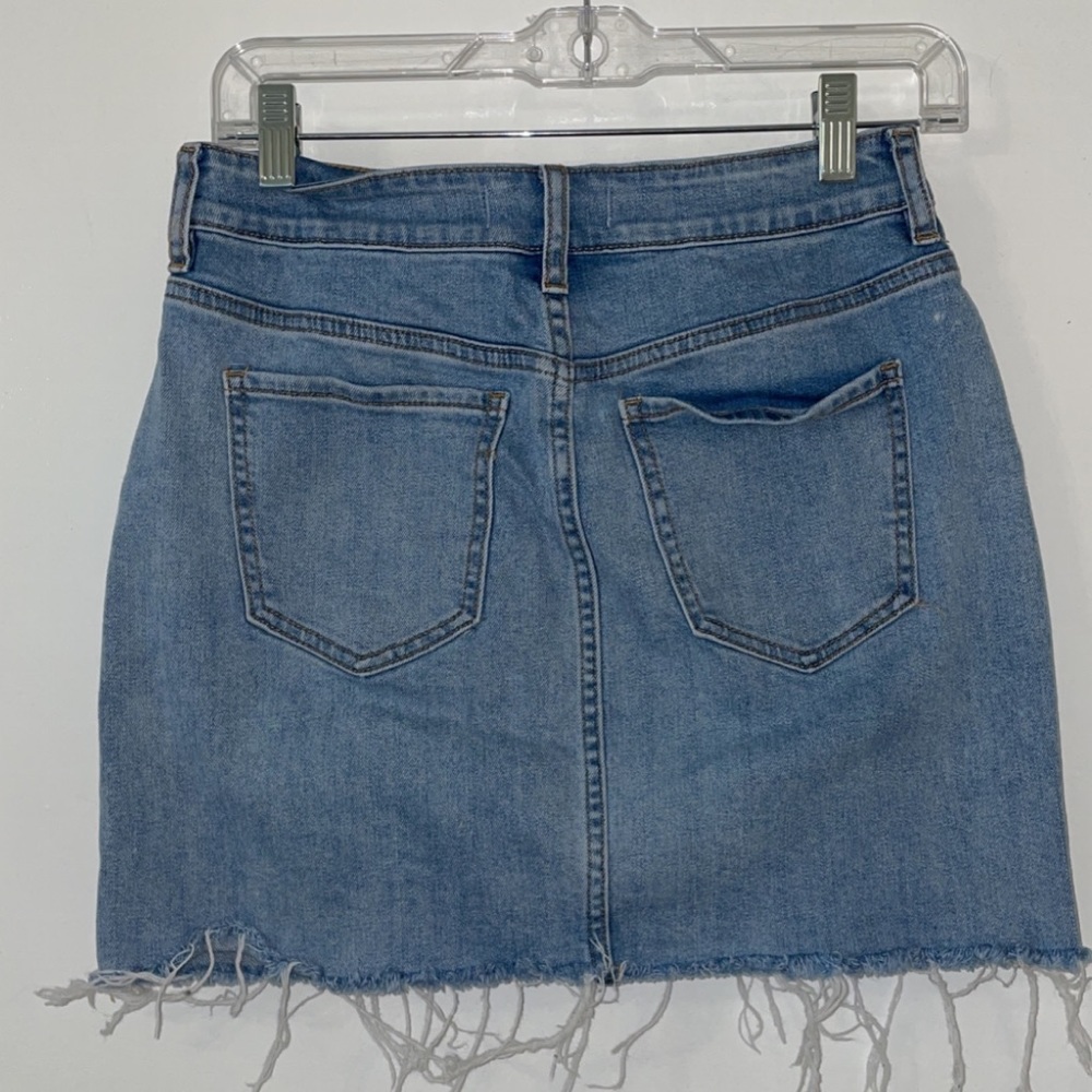 cute pacsun jean skirt